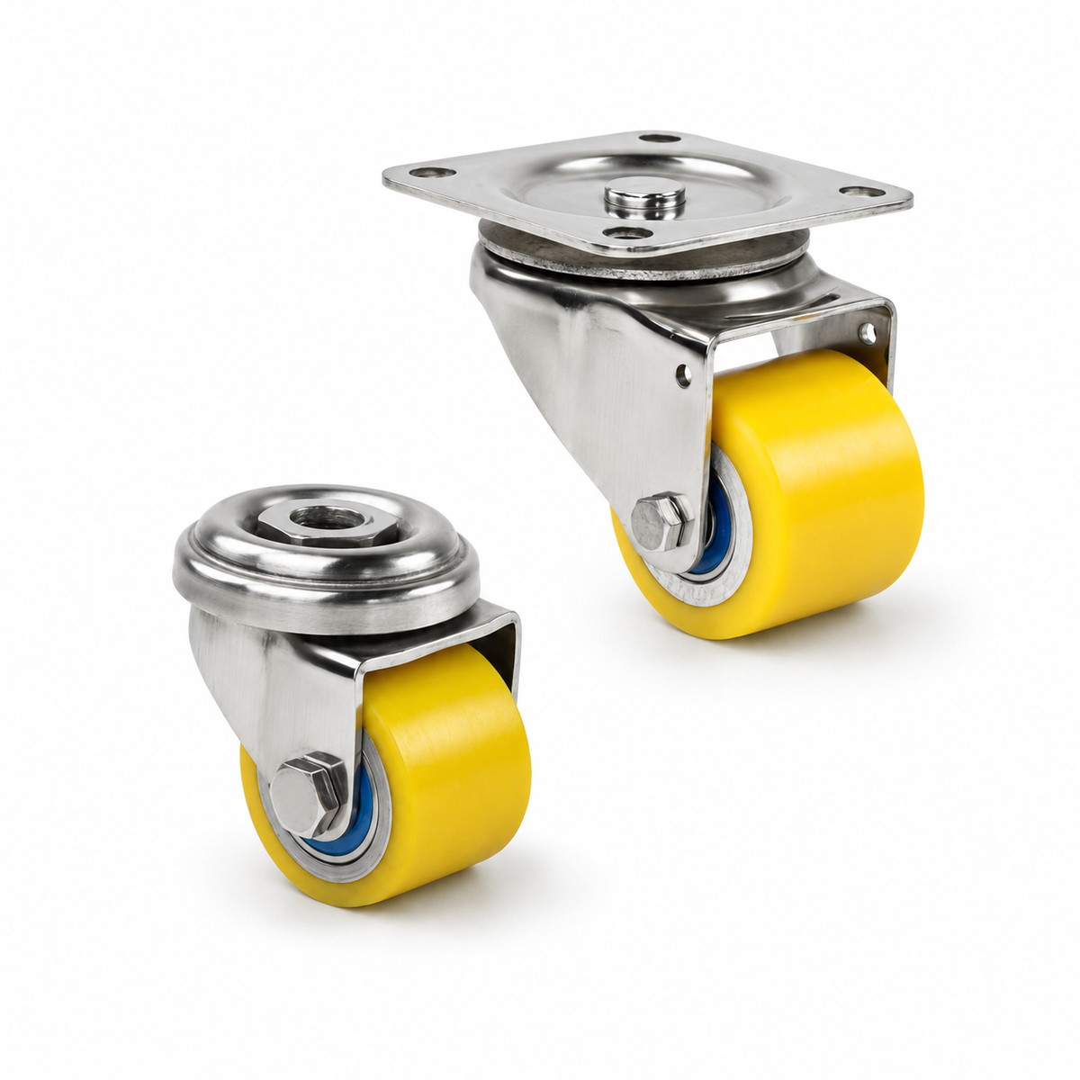 Rotelle in acciaio inox