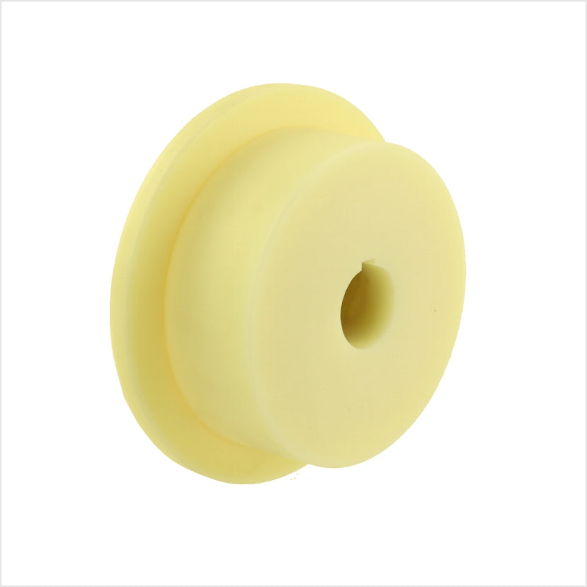 Spurkranzrad | 250 x 80 mm | Polyamid 6G |  Kugellager | Nabennut | Lauffläche 3°