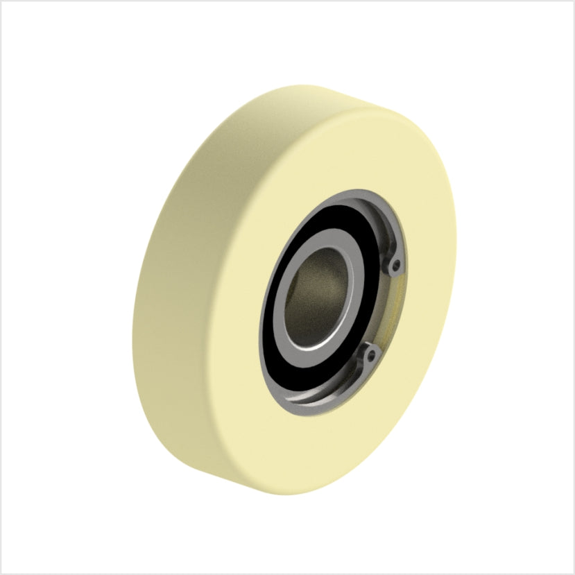 Führungsrolle 125×30 mm Polyamid 6G Kugellager 320 kg Bohrung Ø25 mm