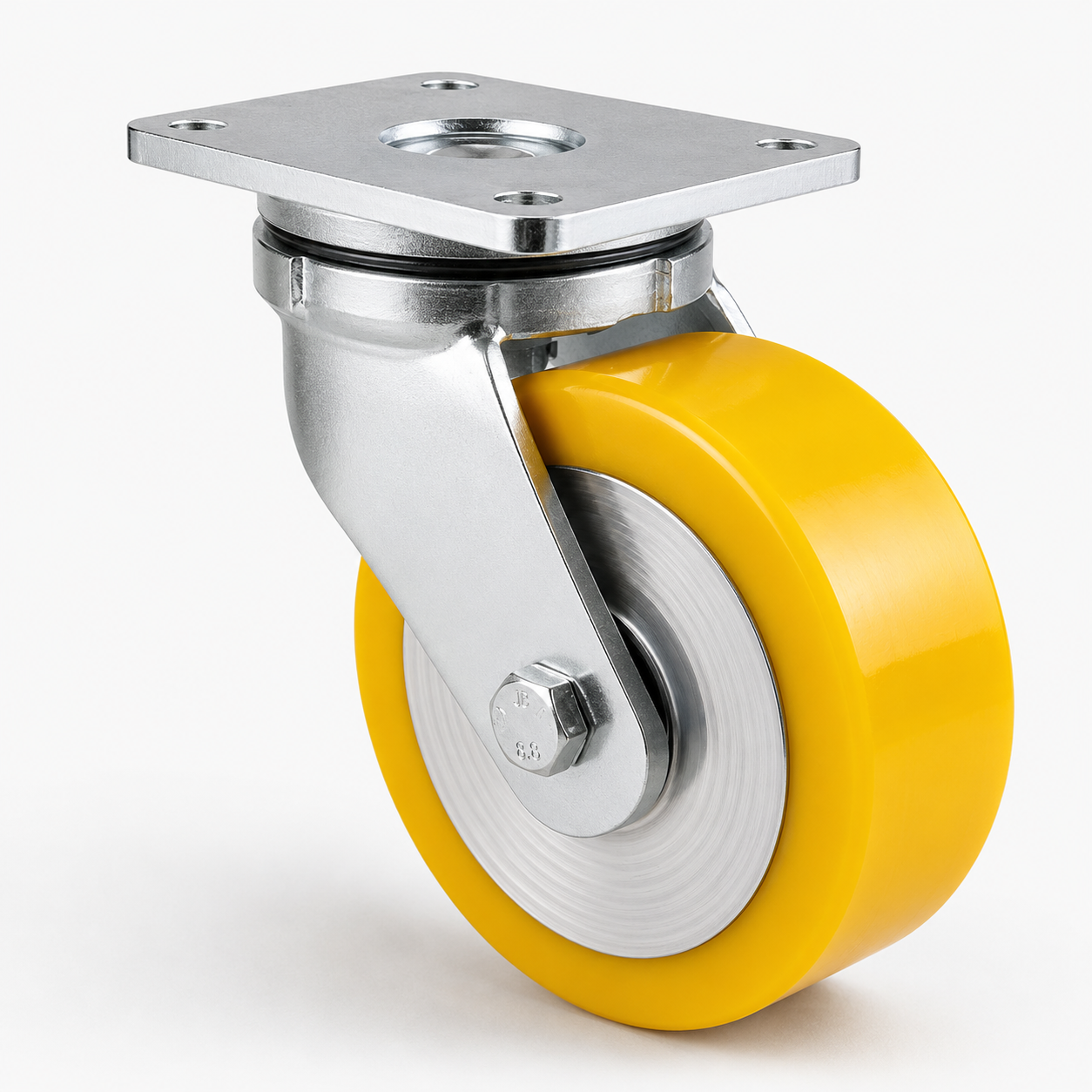 Schwerlast-Lenkrolle Ø 125 mm – Polyurethan PU – 550 kg – L-MG/690KFL/125/45